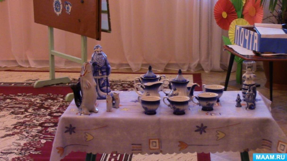 Смотреть фотографию №2 Фото №2 Знакомимся с гжельскими узорами гжельский сервиз