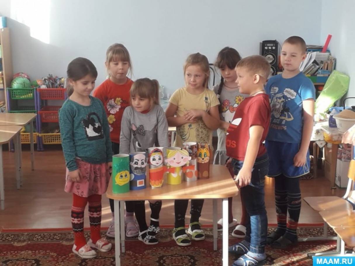 Как сделать кукольный театр репка