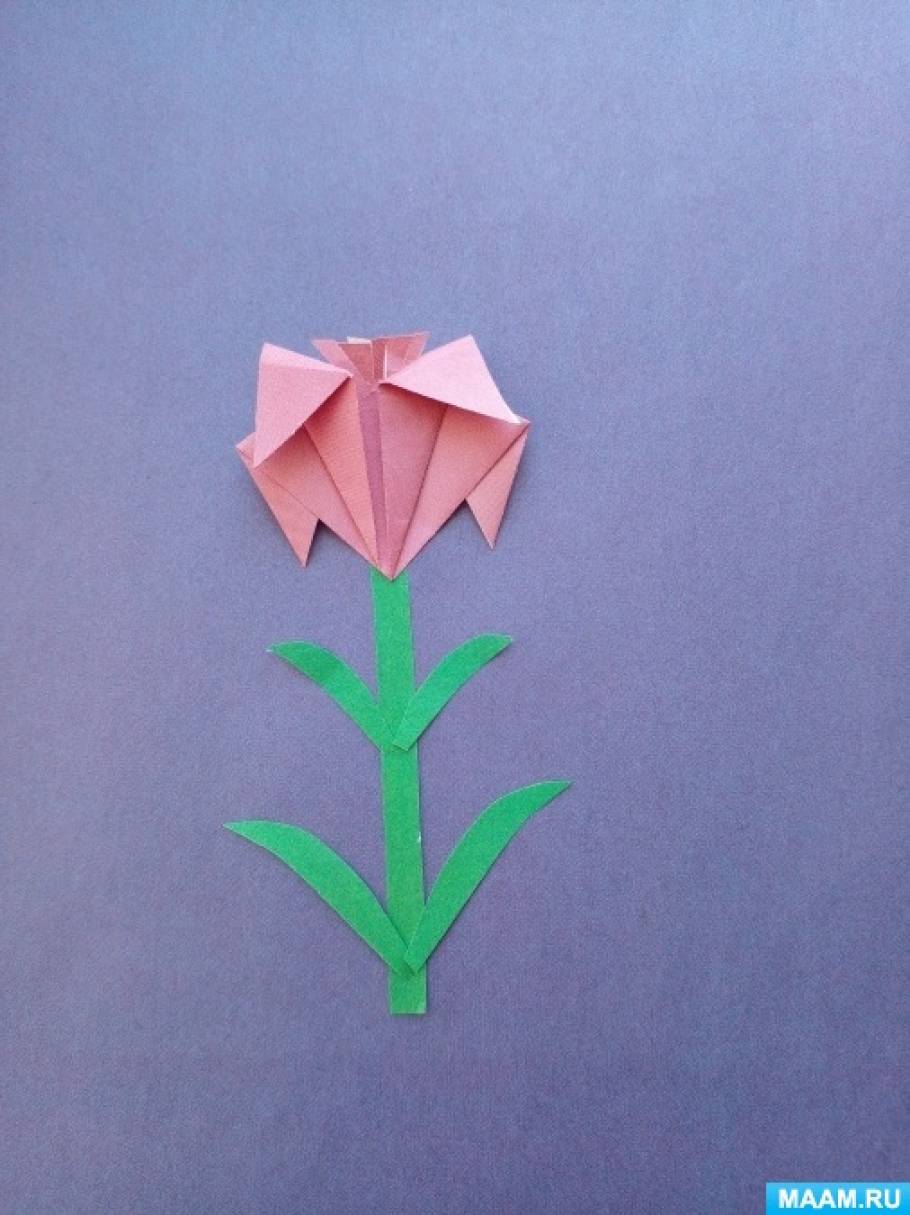 Мастер-класс по изготовлению цветка в технике оригами «Лилия»