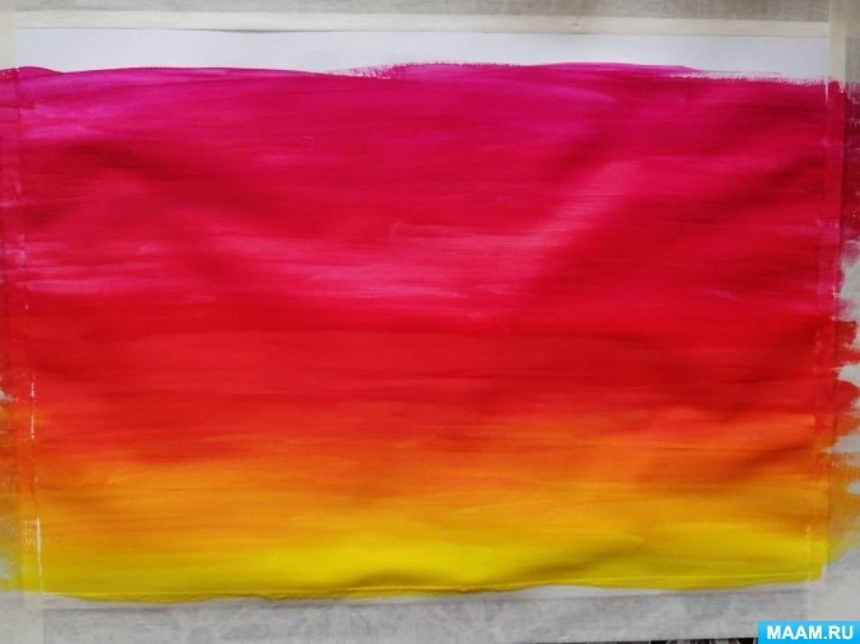 Рисунок гуашевыми красками - фото
