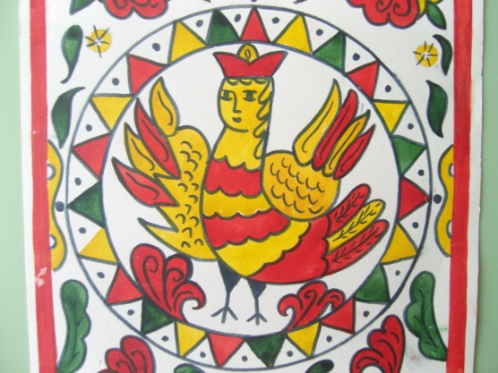 Пермогорская роспись картинки 5 класс