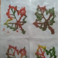 Конспект ООД по нетрадиционному рисованию пипеткой по соли во второй младшей группе «Осенний листопад»
