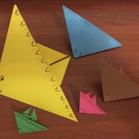 Мастер-класс для детей дошкольного возраста в технике оригами «Рыбки»