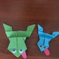 Детский мастер-класс «Лягушка, которая прыгает» в технике оригами для детей дошкольного возраста ко Дню лягушек на МAAM
