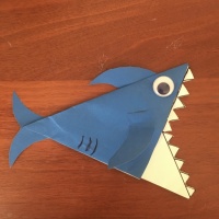Мастер-класс по конструированию из бумаги в технике оригами «Акула»