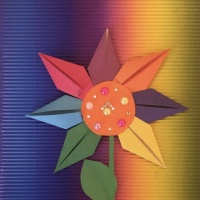 Мастер-класс по аппликации в технике оригами «Волшебный цветок» для детей старшего дошкольного возраста