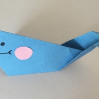 Мастер-класс по аппликации из бумаги в технике оригами «Китёнок» для детей дошкольного возраста