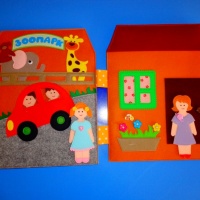 Дидактическое пособие из цветного фетра «Семья» для детей 4–7 лет
