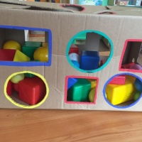 Дидактическая игра для дошкольников «Геометрическая коробка»