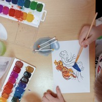 рисование для дошкольников. занятия рисованием. нарисовала на занятии. творческие занятия для детей. уроки рисования.