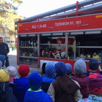 Фотоотчёт о мероприятии «Пожарная машина в детском саду»