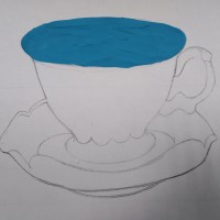 Чайный сервиз в технике Пластилинография для учащихся