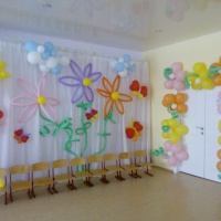 Оформление музыкального зала в детском саду к выпускному балу