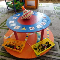 Многофункциональное дидактическое пособие для детей старшего дошкольного возраста «Поиграем с юлой»