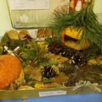 Выставка в детском саду «Осенний калейдоскоп». Сотворчество детей и родителей.