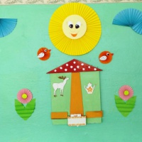 «Весне мы рады». Идея для оформления групповой комнаты в детском саду