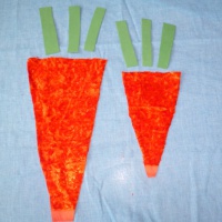 Раздаточный материал «Большие и маленькие морковки»
