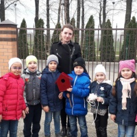 Фотоотчет «Мы вешаем скворечники в рамках педагогического проекта «Мастерская добрых дел»
