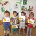 Нетрадиционные техники рисования с детьми трёх лет «Яблоко и червячок»