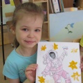 Конспект НОД по нетрадиционному рисованию с детьми старшего дошкольного возраста «Я-космонавт»