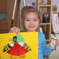Детский мастер-класс с использованием нетрадиционных техник рисования и аппликации «Сорока-белобока»