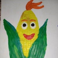 «Молодая кукуруза». Мастер-класс для детей по созданию аппликации в технике «пластилинография»