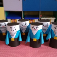 Детский мастер-класс изготовлению подарка «Морячок» из бросового материала к 23 февраля для старших дошкольников