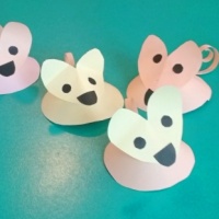 Детский мастер-класс по конструированию игрушки из бумаги «Мышка»