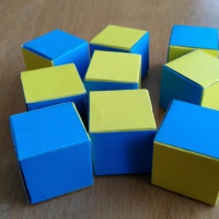 Мастер-класс по изготовлению кубика «Хамелеон» из картона