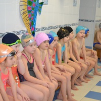 Фотоотчет о проведении спортивного развлечения в бассейне «В гостях у Нептуна»