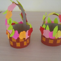 Детский мастер-класс «Корзиночка для мамы»