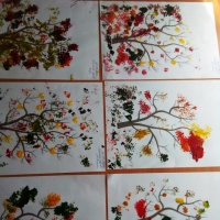 Конспект занятия по рисованию «Красота осеннего дерева» в технике «Пуантилизм» во второй младшей группе