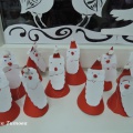 Дед Мороз из бумажных конусов. Мастер-класс по изготовлению новогодней поделки