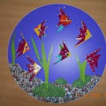 Конспект НОД по конструированию в средней группе. Оригами «Рыбки в аквариуме» с использованием ИКТ.