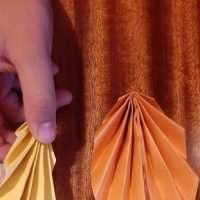 Мастер-класс по оригами «Осенние листья» в подготовительной группе