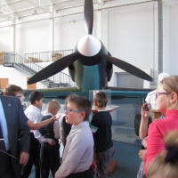 Фотоотчет об экскурсии в Центральный музей ВВС с учащимися 5 классов школы-интерната 4 вида