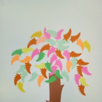 Мастер-класс с детьми и родителями «Такие разные осенние деревья»