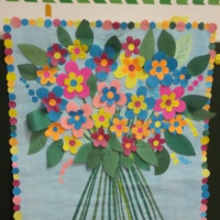 Мастер-класс изготовления коллективной открытки к празднику «День матери»