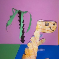 Мастер-класс для детей по конструированию из бросовой бумаги «Динозаврики»