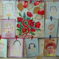Фотоотчет о занятии по рисованию «Портрет моей любимой мамы» в подготовительной к школе группе