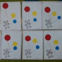 Конспект НОД по аппликации «Воздушные шарики для медвежонка» для младшего дошкольного возраста