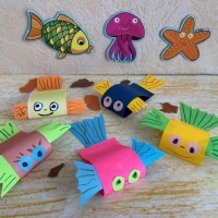 Конспект НОД по конструированию из бумаги «Рыбка» для младшего дошкольного возраста ко Дню рыбок на МAAM