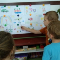 Конспект занятия по рисованию восковыми карандашами «Рисунок для ёжика» с детьми средней группы