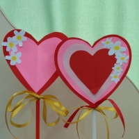 Детский мастер-класс по изготовлению подарка из бросового материала «Сердечный подарок» для совместного творчества