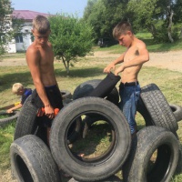 Поделки из шин в детский садик
