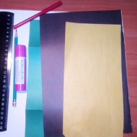 Мастер-класс по изготовлению открытки из цветной бумаги на 23 февраля