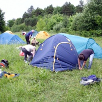 Фотоотчет о тренировочном лагере для детей среднего и старшего школьного возраста в Ичалковском бору