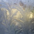 Фотозарисовка «Морозные узоры на стекле»