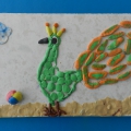 «Птица Счастья». Творчество детей старшей группы. Пластилинография