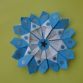 Новогодние украшения в технике оригами. Мастер-класс